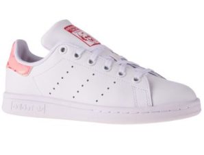 Adidas Παιδικά Sneakers Stan Smith Cloud White / Cloud White / Power Pink FV7405